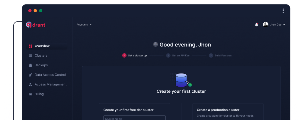 Solvio cloud dashboard